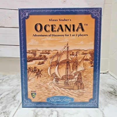 Klaus Teuber’s Oceania Game Adventures of Discovery Mayfair Games New/ Sealed - Image 1 of 3