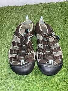 KEEN 1003481 Newport H2 Sandal Waterproof Hiking Brown Blue - WMN Size 7 - Picture 1 of 7