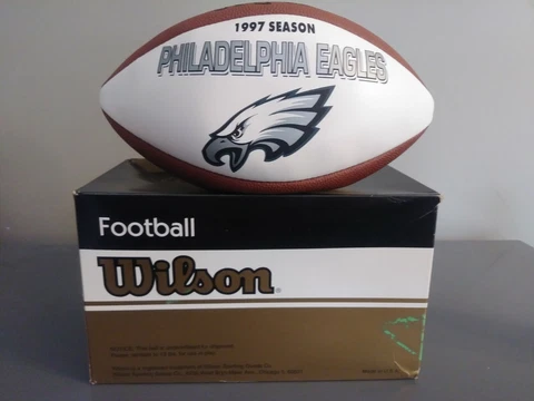 1997 Vintage Philadelphia Eagles  NFL Official Licensed Football - Full Size Cover