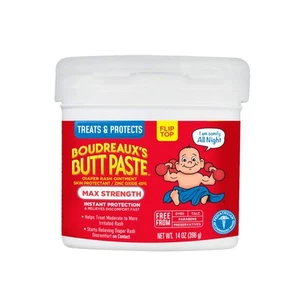 Boudreaux's Butt Paste Diaper Rash Cream Maximum Strength 14oz - Picture 1 of 8