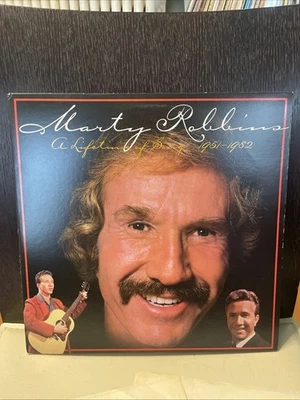 MARTY ROBBINS A Lifetime Of Song Greatest Hits Vinyl Record 2xLP Gatefold EXC - Image 1 of 4