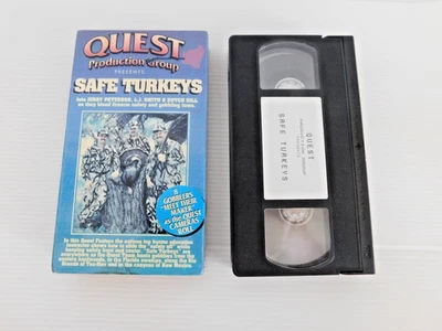 VHS - Quest Production Group -SAFE TURKEYS- Jerry Peterson, LJ Smith, Butch Dill - Image 1 of 4