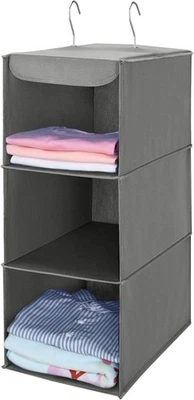 Hanging Wardrobe Storage Closet Clothes Holder Shoe Rack Organiser Shelves - Image 1 of 4