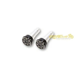 Weights Aluminum Black Highsider Mirrors BAR End Compatible Bars - Picture 1 of 2
