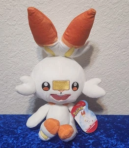 Pokemon SCORBUNNY 8" Plush Figure Wicked Cool Toys 2021 ~ FREE SHIP - Picture 1 of 2