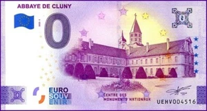 ABBAYE DE CLUNY / BILLET 0 € / NULL EURO-SCHEIN / UEHV 2022-1 - Picture 1 of 1