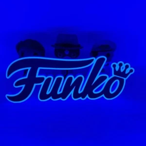 3D-gedrucktes SCHWARZLICHT - 8,6 ZOLL - FUNKO Fanschild (BLAU) für Ihre Funko Pops - Bild 1 von 5