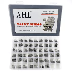 208Pc 9.48mm Valve Shims Top Kit For Suzuki TL1000R Yamaha Vmax 1700 1.2mm~4.0mm - Picture 1 of 4