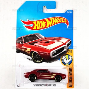 2017 Hot Wheels 67 PONTIAC FIREBIRD 400 #284 red - Muscle Mania - HW 1:64 DTY88 - Bild 1 von 2