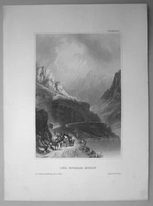 1854 Meyer print KOSAN DEFILE, GEORGIA, CAUCASUS, #46 - Imagen 1 de 1