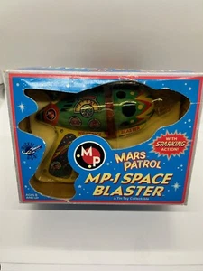 NEW Mars Patrol MP-1 Space Blaster Tin Toy Gun Rocket USA - Picture 1 of 3