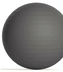 Gymnastikball 85 cm mit Pumpe - GRAU - Yoga - Büro - Berstsicher - Sitzball - Bild 1 von 6