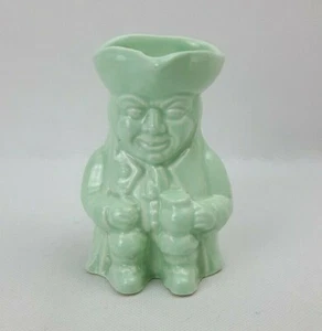 Antique Thomas Cone 10cm Green Toby Jug - Owd Bill - Picture 1 of 11