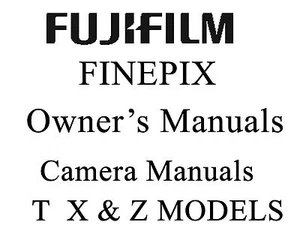 Fuji FujiFilm FinePix User Guide Operator Manual -T X Z - Picture 1 of 26