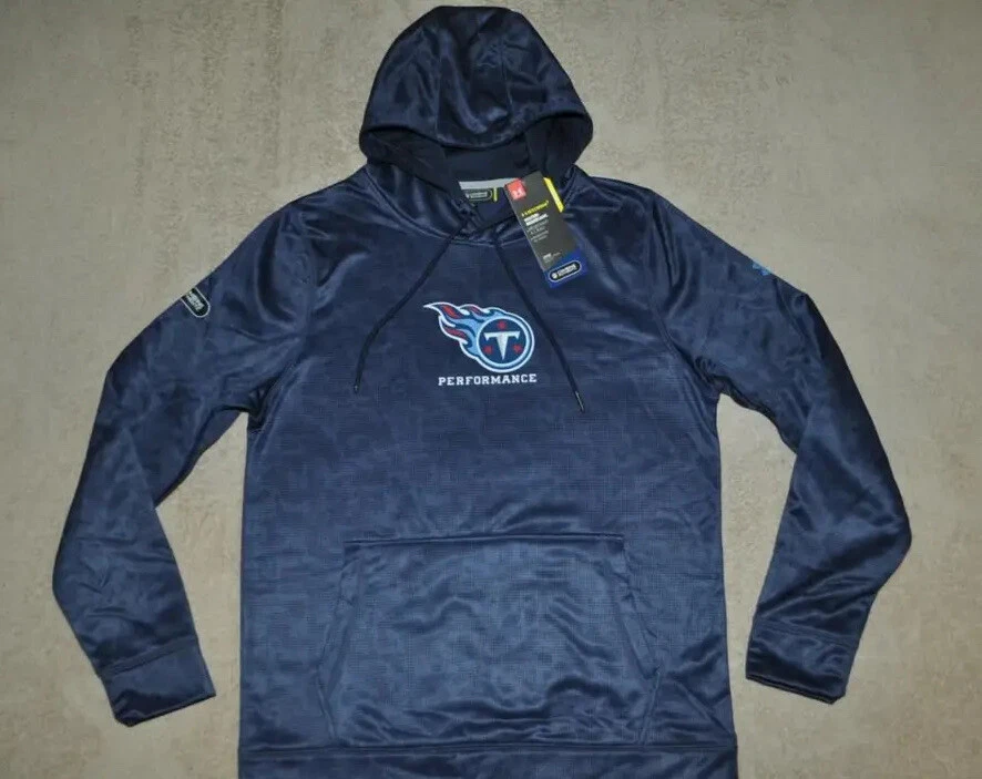 Tennessee Titans NFL Combine Under Armour Storm sudadera con capucha estampada de lana para hombre Foto 1 de 3