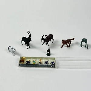 Miniature Animal & Preiser People Figurine HO Scale Plastic Accessories - Picture 1 of 7