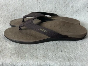 Vionic 44 Wave TVM 1004 Unisex Orthotic Sandals Brown Arch Support Size M9/W10 - Picture 1 of 9