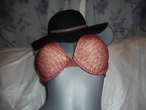 Frederick's Of Hollywood women untameable leopard mesh full figure bra 34DD - Picture 1 of 12