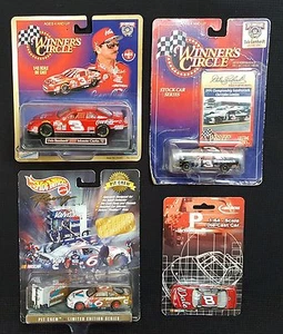 Lot of 4 Collectible 2 Nascar #3's & AP Dale #8 and Hotwheels Pit Crew #6 New - Picture 1 of 5