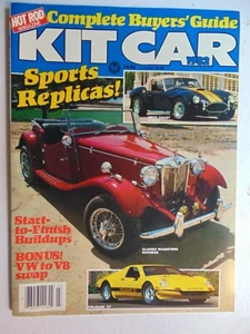 KIT CAR MAGAZINE Hot Rod 1982 Buyers Guide Sports Replicas - Picture 1 of 1