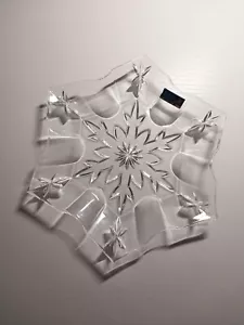 Waterford Marquis WINTERFEST PIATTO CARAMELLE cristallo fiocco di neve in scatola - Foto 1 di 3