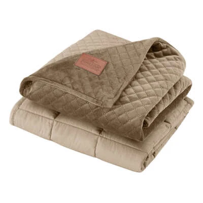 Pendleton 7 lb. Velvet Weighted Lap Throw Blanket 27" x 30" - Image 1 of 4