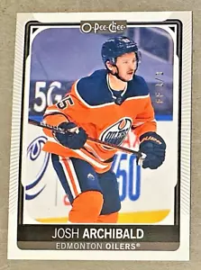 2021-22 OPC - Fan Favs 1/1 Estampilla de Lámina Dorada PERSONALIZADA Josh Archibald #246 *9057 - Imagen 1 de 1