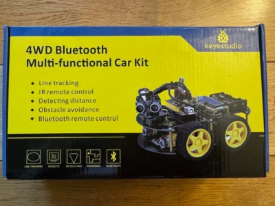 KeyeStudio 4WD Robot Car Kit, Line Tracking, Ultrasonic, IR – Arduino - BNIB - Image 1 of 4