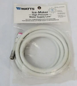 Watts Ice Maker High Pressure Water Supply Line 10' Ft  #CC120-44 New - Picture 1 of 9