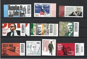 Germany 2020, 21, 22, 23 Personalities Famous People Selection 10 MNH Stamps - Picture 1 of 1