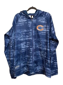 Chicago Bears NFL Team Apparel Zubaz Tonal Oxide Hoodie Size XL - Picture 1 of 5