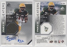 2021 SP Game Used Edition CFL Inked Sweaters /99 James Wilder Jr #IS-JW Auto