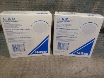 2 ALTAVOCES TECHO NUTONE IS-82 BLANCO 5" (1 Par) 86549 TOTALMENTE NUEVOS Foto 1 de 2