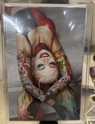 Harley Quinn #23 Szerdy Tattoo Virgin Variant NM TOPLOADER (2022) - Image 1 of 3