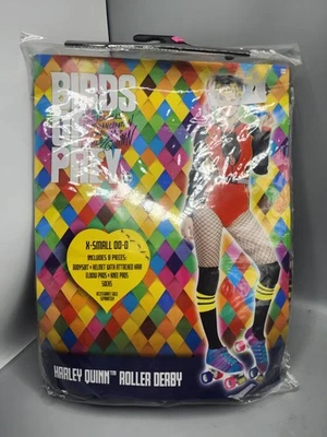 Birds of Prey Harley Quinn Halloween Costume Sizes LG 10-12 and XS - Image 1 of 4