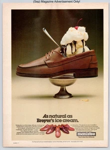Manistee Leather Casual Dress Footwear Shoes Promo Vintage 1981 Advertisement - Picture 1 of 5