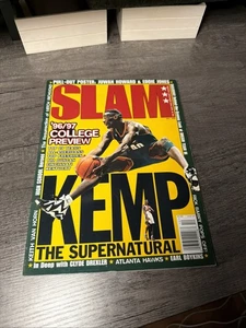 Dez. 1996 SLAM Magazin #14 Shawn Kemp Cover mit Poster KOBE Backcover Adidas Anzeige - Bild 1 von 2