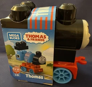 Thomas and Friends Mega Bloks ~ Thomas First Builders Ages 1+ - Rouge Bleu et Noir - Photo 1/3