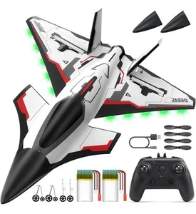 Future RC Plane 4 Channel Remote Control Jet Hobby Airplane with LED Lights RTF - Picture 1 of 8