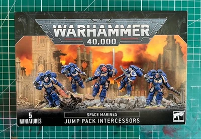 Warhammer 40K Space Marines Jump Pack Intercessors - Image 1 of 2