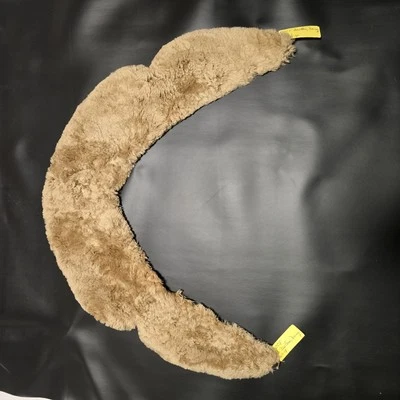   Cuello de piel sintética vintage 1979 forrado en seda Foto 1 de 4