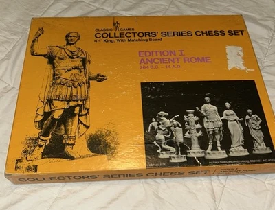 1963 Classic Games Collector's Series Chess Set Edition 1 Ancient Rome Edition - Image 1 of 4