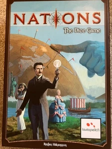 Nations: The Dice Game with rare Unrest expansion. Complete, Sleeved - Picture 1 of 2