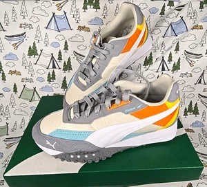 PUMA Blacktop Rider Alpine Snow-Cool gris medio 395907-08 para hombre talla 9 nuevo en caja - Imagen 1 de 12