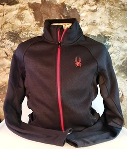 Spyder Constant Full Zip Jacket Sz M SPFED043 NWT Black MSRP $129 - Picture 1 of 5