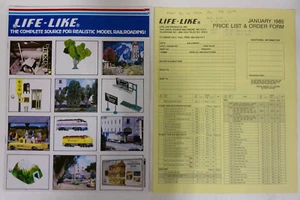 1986 LIFE-LIKE MODEL TRAIN DEALERS CATALOG AND PRICE LIST - Picture 1 of 13