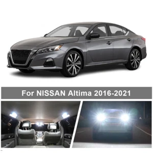 White LED Light Kit for 2016-2022 Nissan Altima Interior Reverse Package 17PCS - Picture 1 of 13