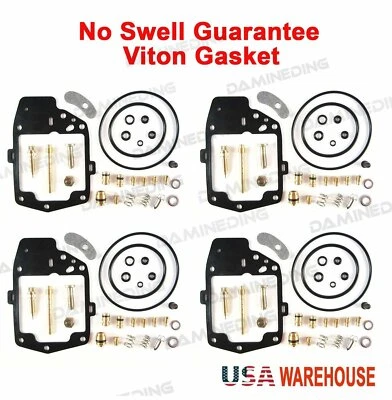 4 X 78-79 GL1000 GOLDWING NUEVO CARBURADOR KIT DE REPARACIÓN RECONSTRUCCIÓN - EE. UU. Foto 1 de 4
