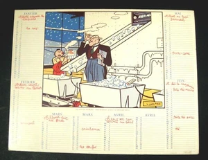 Chaland Yves Calendrier Le jeune Albert SIGNE Ed. RUDLER 1986 TBE - Picture 1 of 3