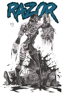 London Night Studios Razor Limited Platinum Comic Book #4B (1993) High Grade - Picture 1 of 2